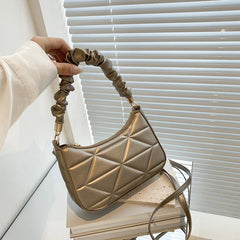 Plaid Crossbody Bag for Women Small Top Handle Bag