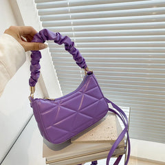 Plaid Crossbody Bag for Women Small Top Handle Bag