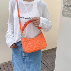 Plaid Crossbody Bag for Women Small Top Handle Bag