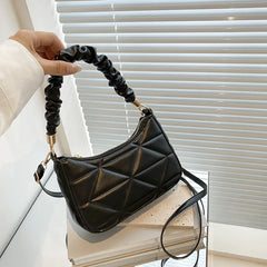 Plaid Crossbody Bag for Women Small Top Handle Bag