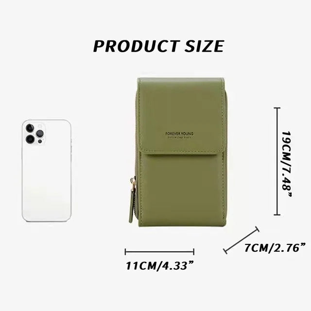 Women Crossbody Bags Long Multi-Pocket Shoulder Bags