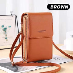 Women Crossbody Bags Long Multi-Pocket Shoulder Bags