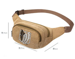 Casual Canvas Messenger Bags Waist Packs Purse Men Vintage Men Waist Bag