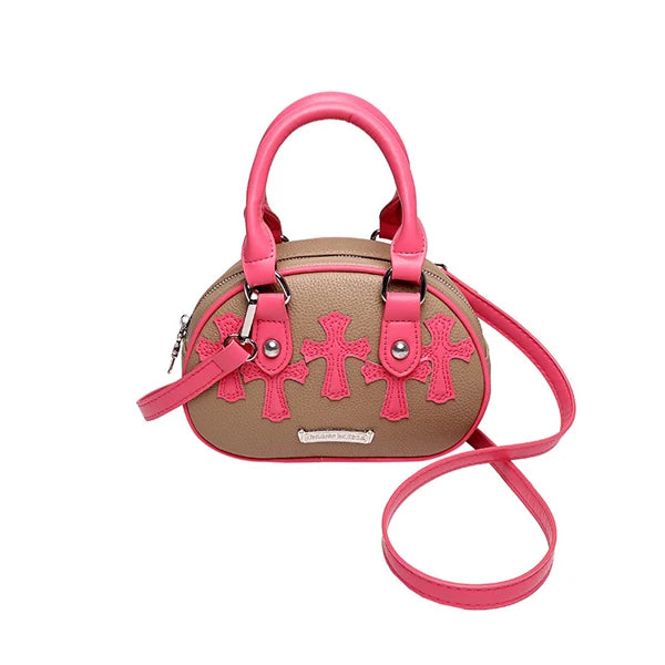 High Personality One Shoulder Crossbody Bag Women's Round Bag