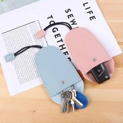 Solid Leather Key Case Holder Universal Lock Bag