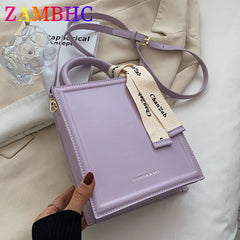 Women's Small Totes Bag PU Leather Short Handle Crossbody Handbag