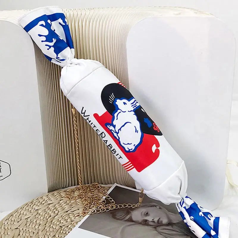 Funny Rabbit Creamy Candy Handbag Women's Messenger Bag