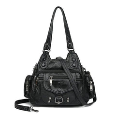 Soft Leather Handbag Women's Shoulder Tote