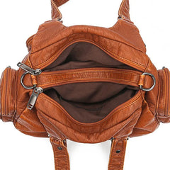 Soft Leather Handbag Women's Shoulder Tote