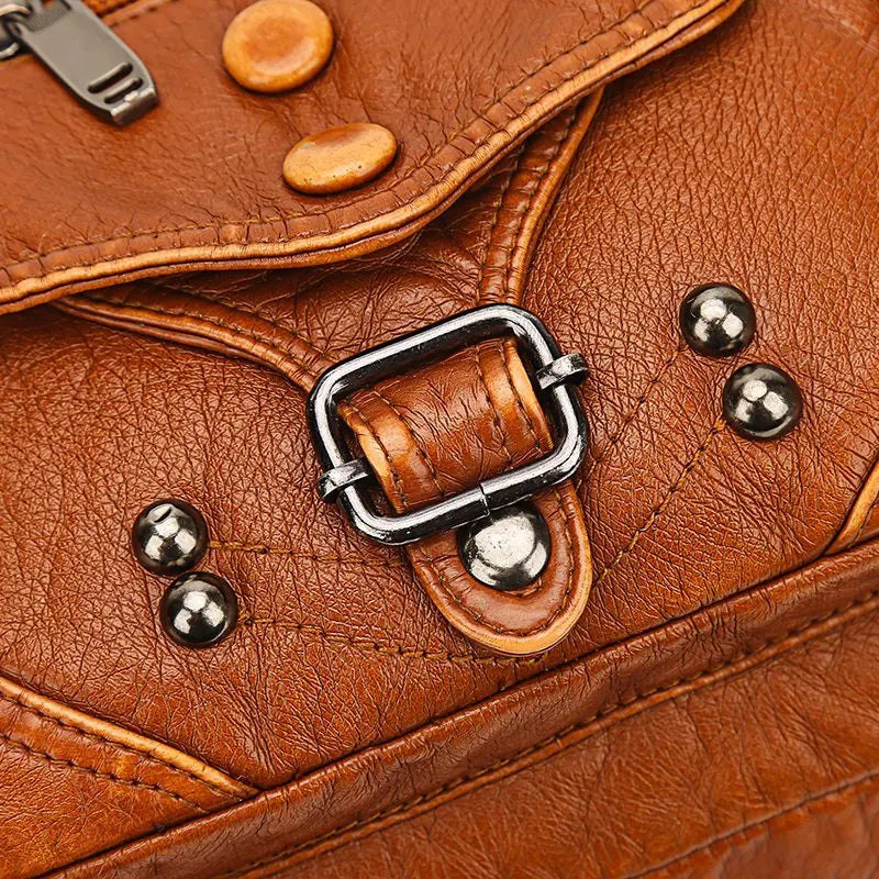Soft Leather Handbag Women's Shoulder Tote