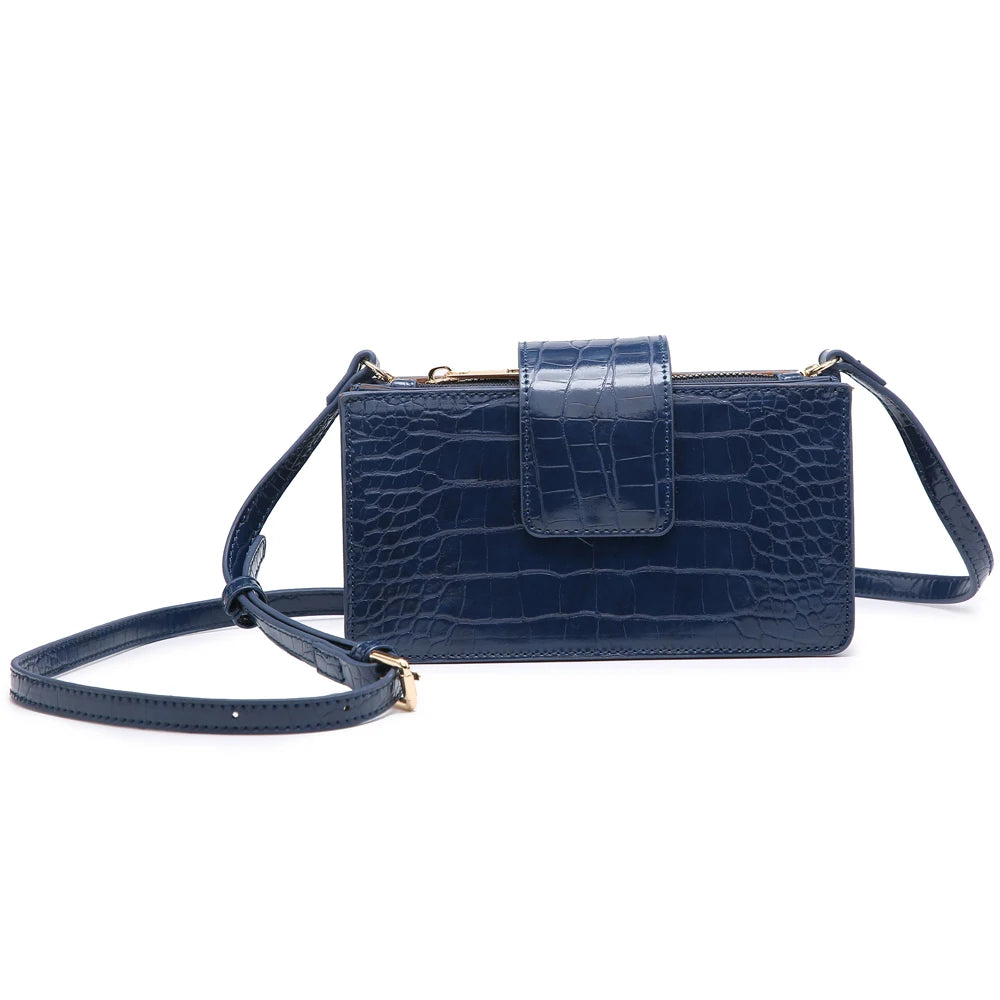 Luxury Crocodile Leather Shoulder Bag for Women
