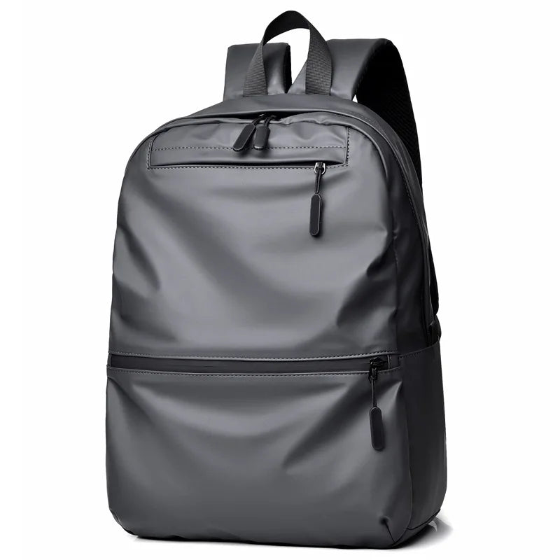 Large Capacity Men's Backpack Laptop Bag Waterproof Fabric Student School Bag