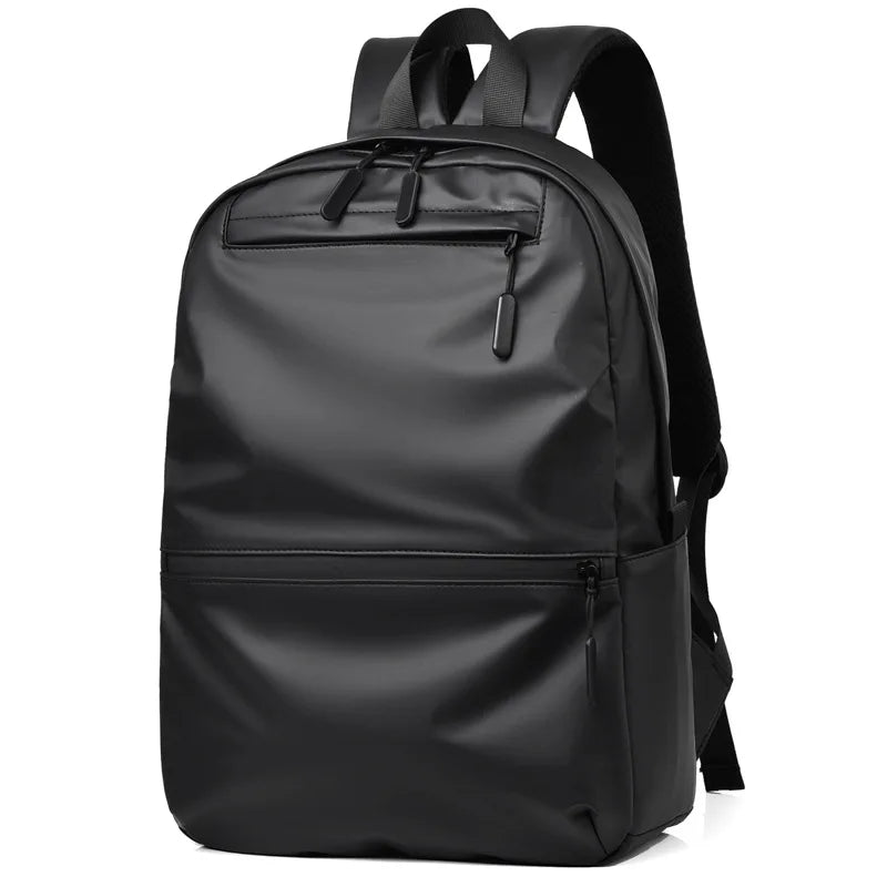 Large Capacity Men's Backpack Laptop Bag Waterproof Fabric Student School Bag