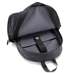 Large Capacity Men's Backpack Laptop Bag Waterproof Fabric Student School Bag