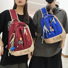 Large Capacity Chest Bag Anti Theft Travel Rucksack