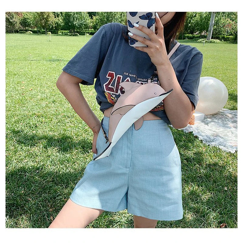 Personality Shark One Shoulder Crossbody Bag