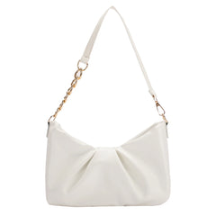 Pleated Handlebags for Women PU Cloud Bags Armpit Bag Shopping Shoulder Bags