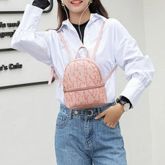 Waterproof Mini Leather Backpack for Women, Phone Purse Bag
