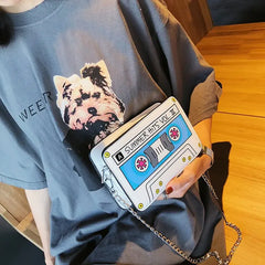 Vintage Pu Leather Women Shoulder Bag Red Crossbody Bag