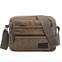 Casual Canvas Shoulder Bag Outdoor Diagonal Unisex Messenger Bag