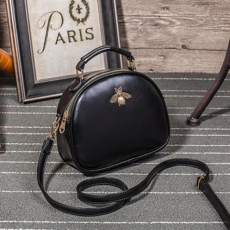 PU Leather Shoulder Bag Crossbody Messenger Small Women Handbag Purse