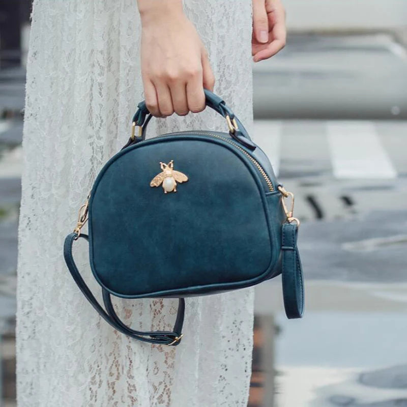 PU Leather Shoulder Bag Crossbody Messenger Small Women Handbag Purse