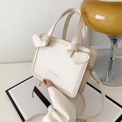 Shoulder Bag Women Mini Square Handbag High Female Solid Texture Messenger Bags