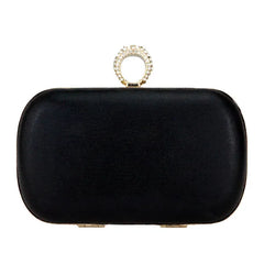 Silk Red Diamond Clutch Shoulder Chain Bridal Handbag
