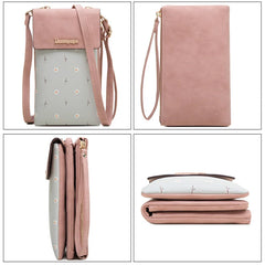 Wild Shoulder Messenger Bags Contrast Hasp PU Leather Small Bag