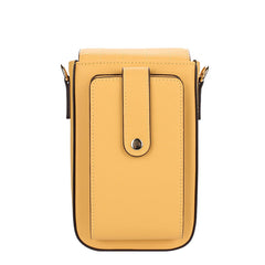 Small Matte Leather Crossbody Bag Women Shoulder Messenger Clutch
