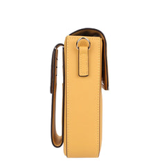 Small Matte Leather Crossbody Bag Women Shoulder Messenger Clutch
