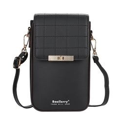 Small Matte Leather Crossbody Bag Women Shoulder Messenger Clutch