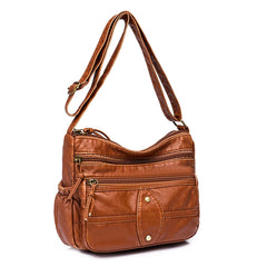 Soft Leather Crossbody Bag for Women Shoulder Handbag