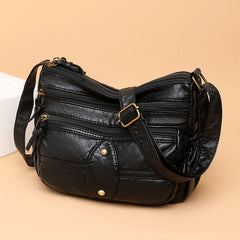 Soft Leather Crossbody Bag for Women Shoulder Handbag