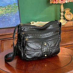 Soft Leather Crossbody Bag for Women Shoulder Handbag
