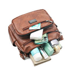 Soft Leather Women Shoulder Bag Crossbody Messenger Bag