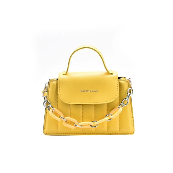 Stylish Single Shoulder Square Bag with Chain Strap