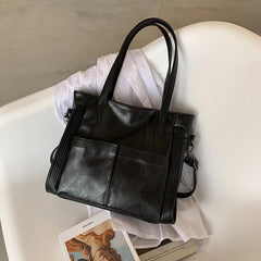 Soft PU Leather Tote Bag Women Shoulder Crossbody Designer