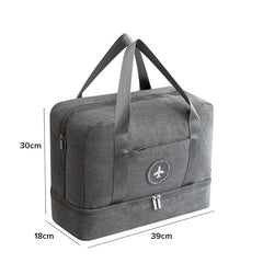 Waterproof Large Capacity Travel Bag with Wet/Dry Storage