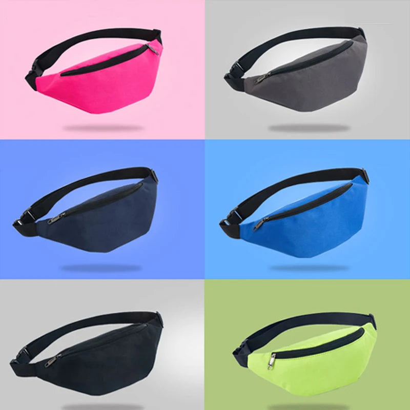 Waterproof Unisex Waist Bag Chest Handbag Fanny Pack Travel Ladies Waist Pack
