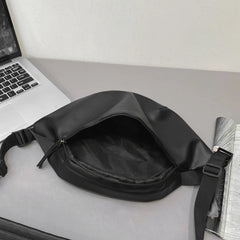 Leather Crossbody Waist Bag Purse for Women and Men