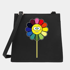 Wild Women Daisy Shoulder Messenger Bag Small Square Commute Handbag