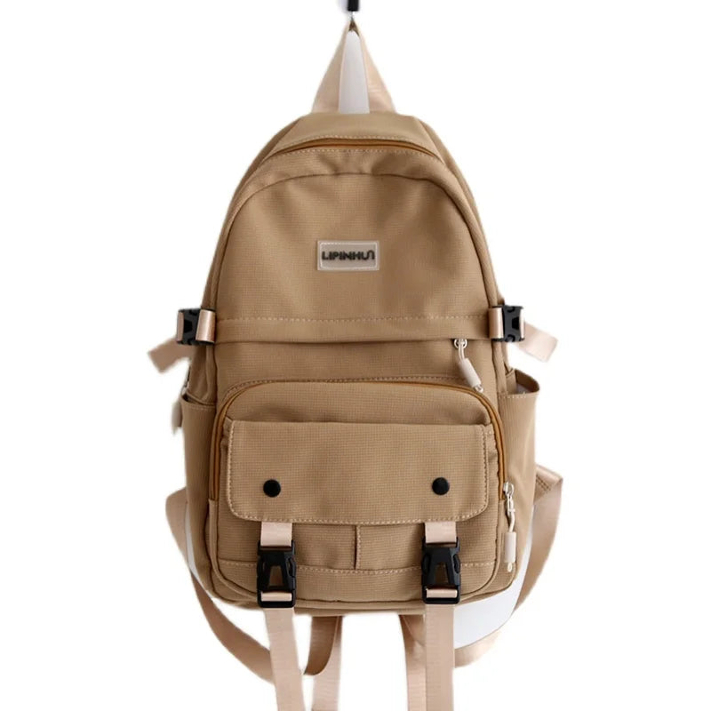 Women Backpack Laptop Mochila Duck Print School Bag Teenager Girl Bookbag