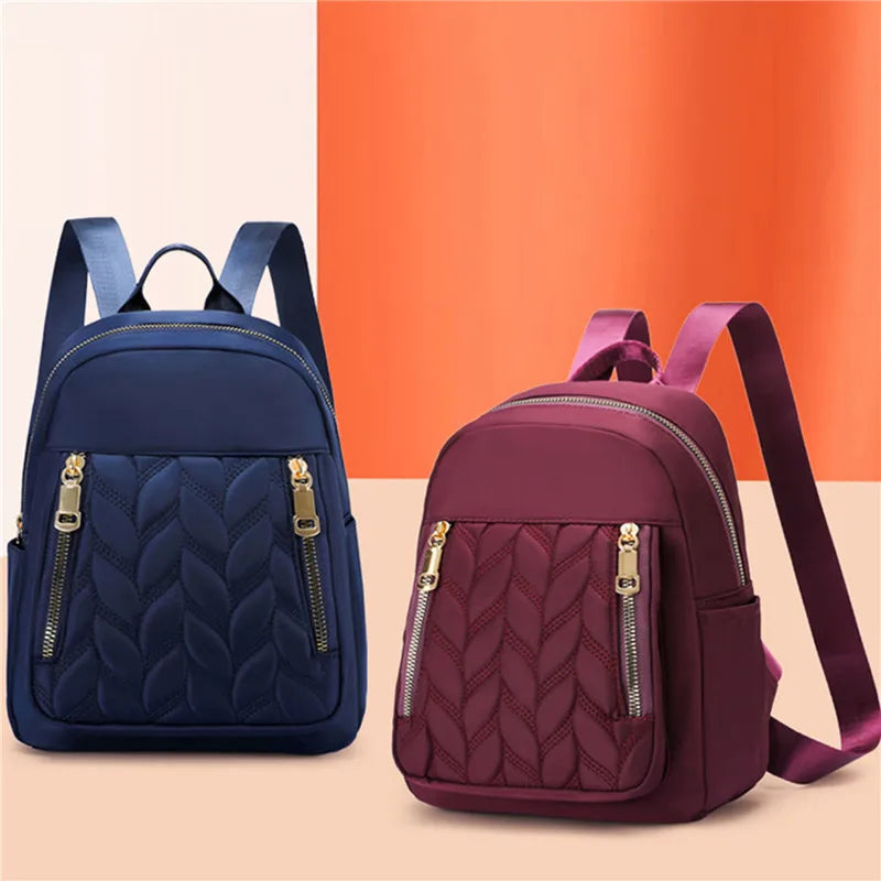 Women Backpack Urban Casual Travel Nylon Bag Waterproof