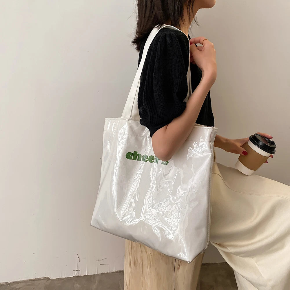 Women Canvas Casual Tote Handbag Large Shoulder Shopping Bag