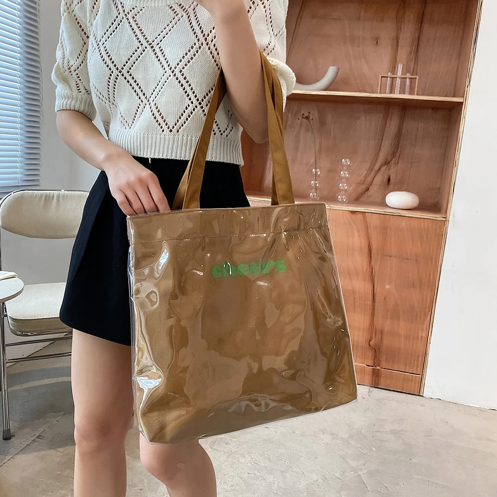 Women Canvas Casual Tote Handbag Large Shoulder Shopping Bag