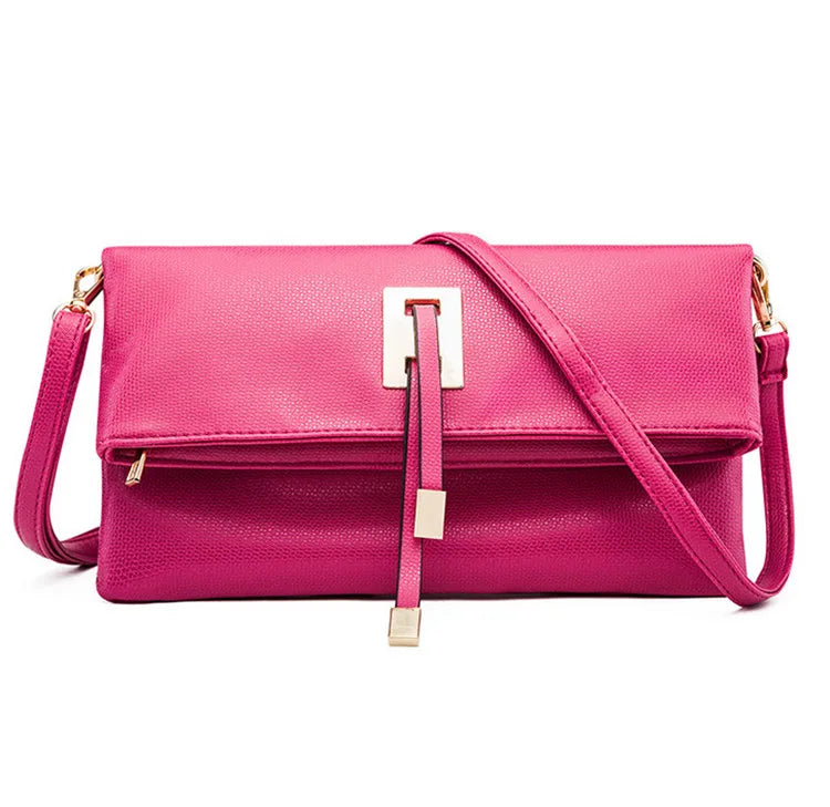 Soft Leather Crossbody Bag for Women, Patchwork Messenger Bag