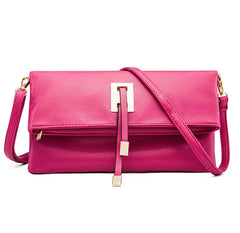 Soft Leather Crossbody Bag for Women, Patchwork Messenger Bag