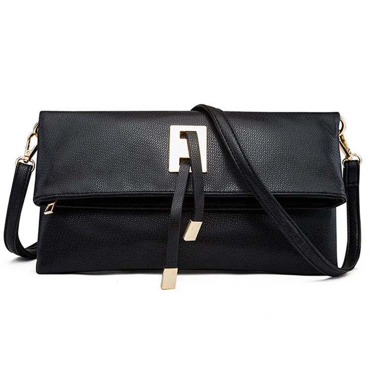 Soft Leather Crossbody Bag for Women, Patchwork Messenger Bag