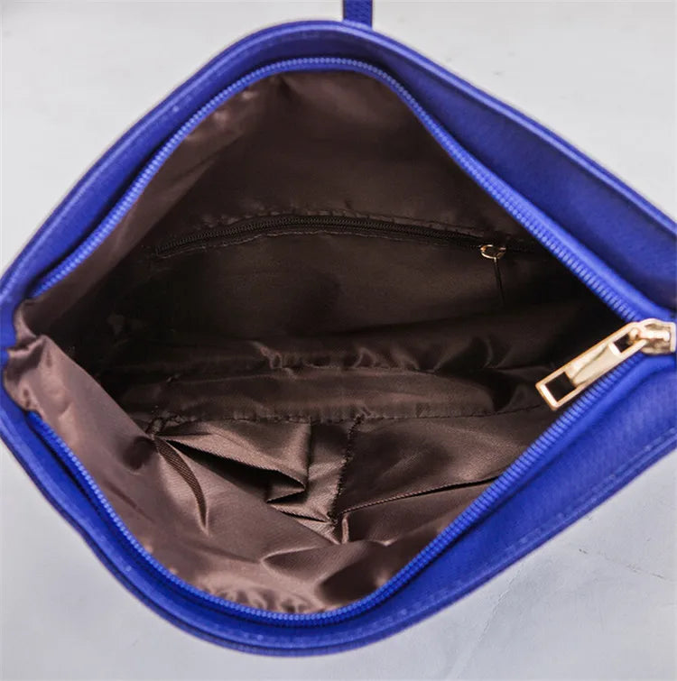Soft Leather Crossbody Bag for Women, Patchwork Messenger Bag